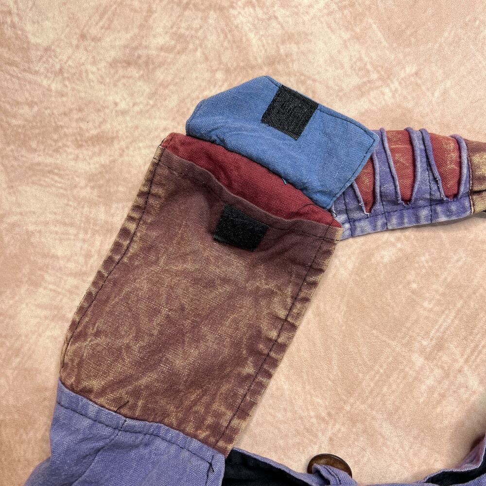 Multicolor Distressed Patchwork Embroidered Owl T… - image 7